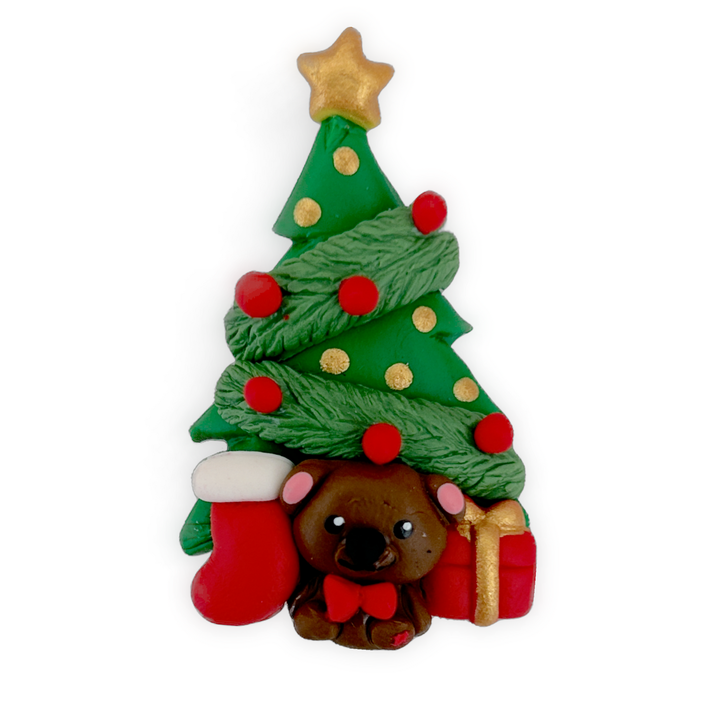 Christmas Tree Christmas Clay Embellishment