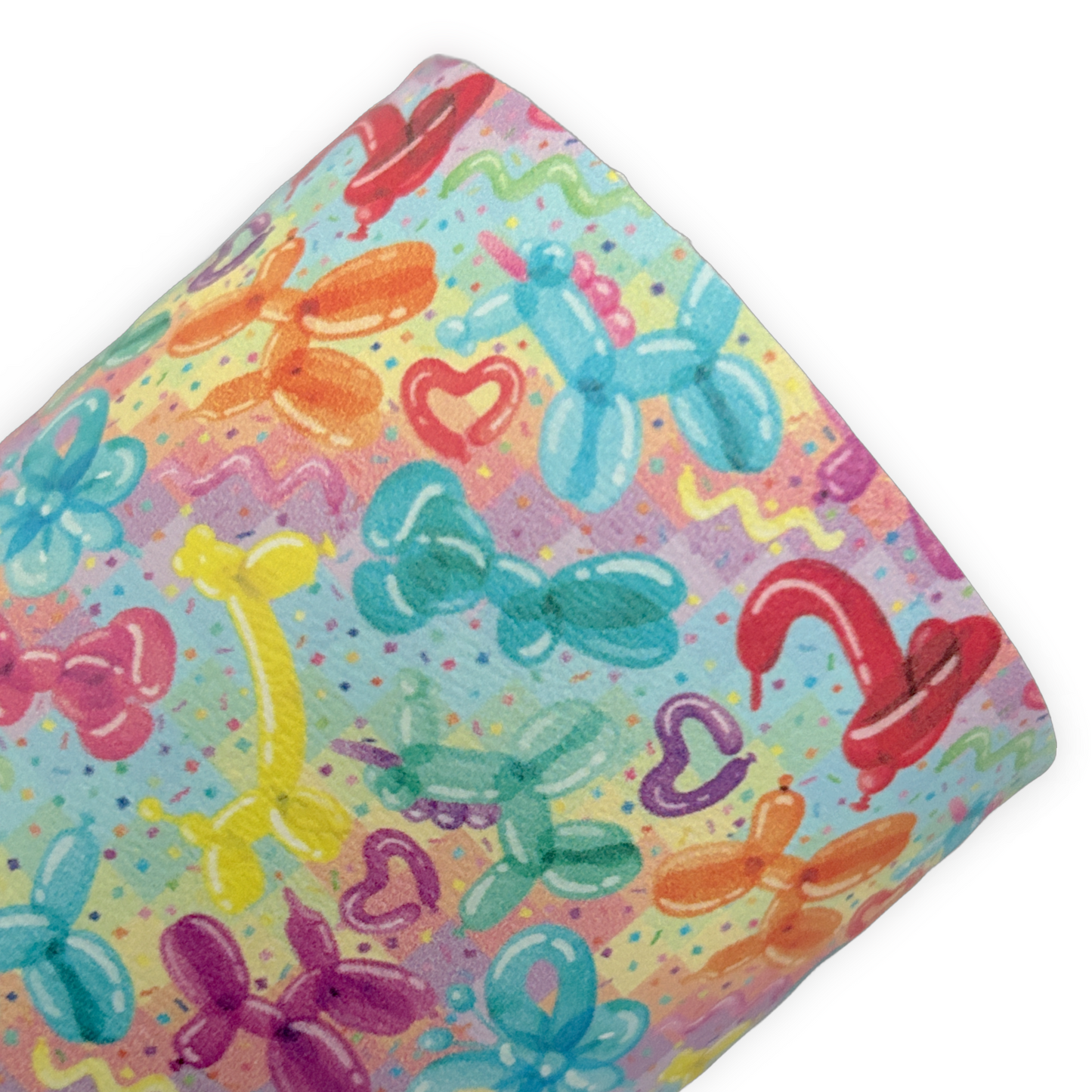 Balloon Party Printed Faux Leather Sheets