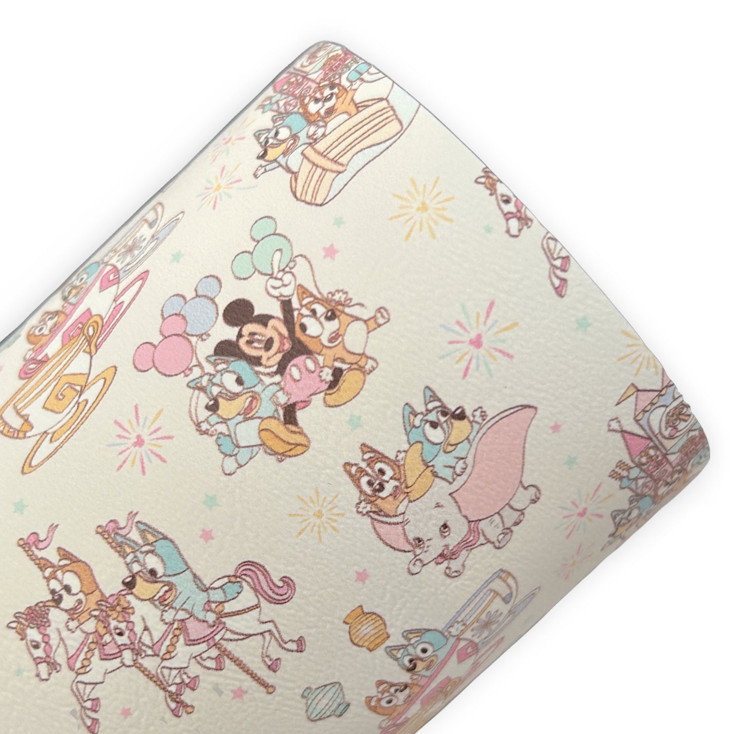 Pup Park Adventures Printed Faux Leather Sheets