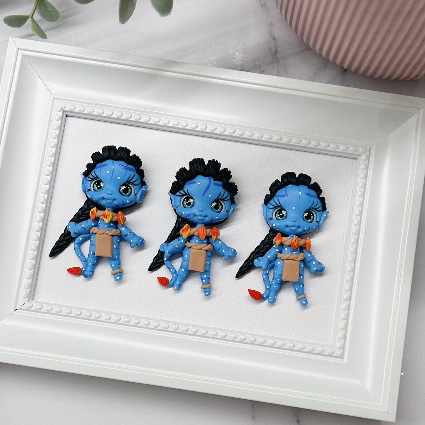 Avatar Girl Clay Embellishment