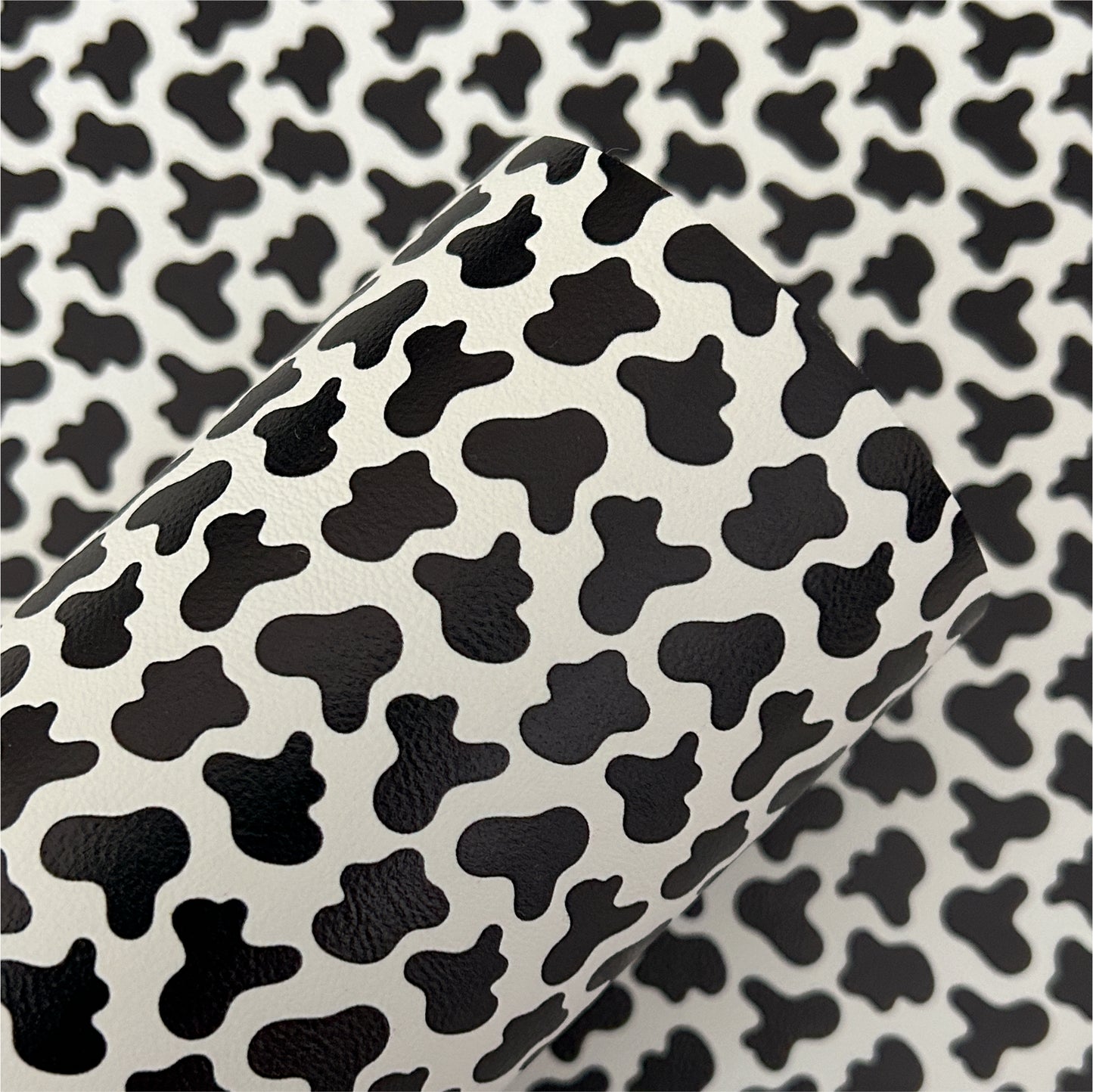 Cow Print Faux Leather Sheets