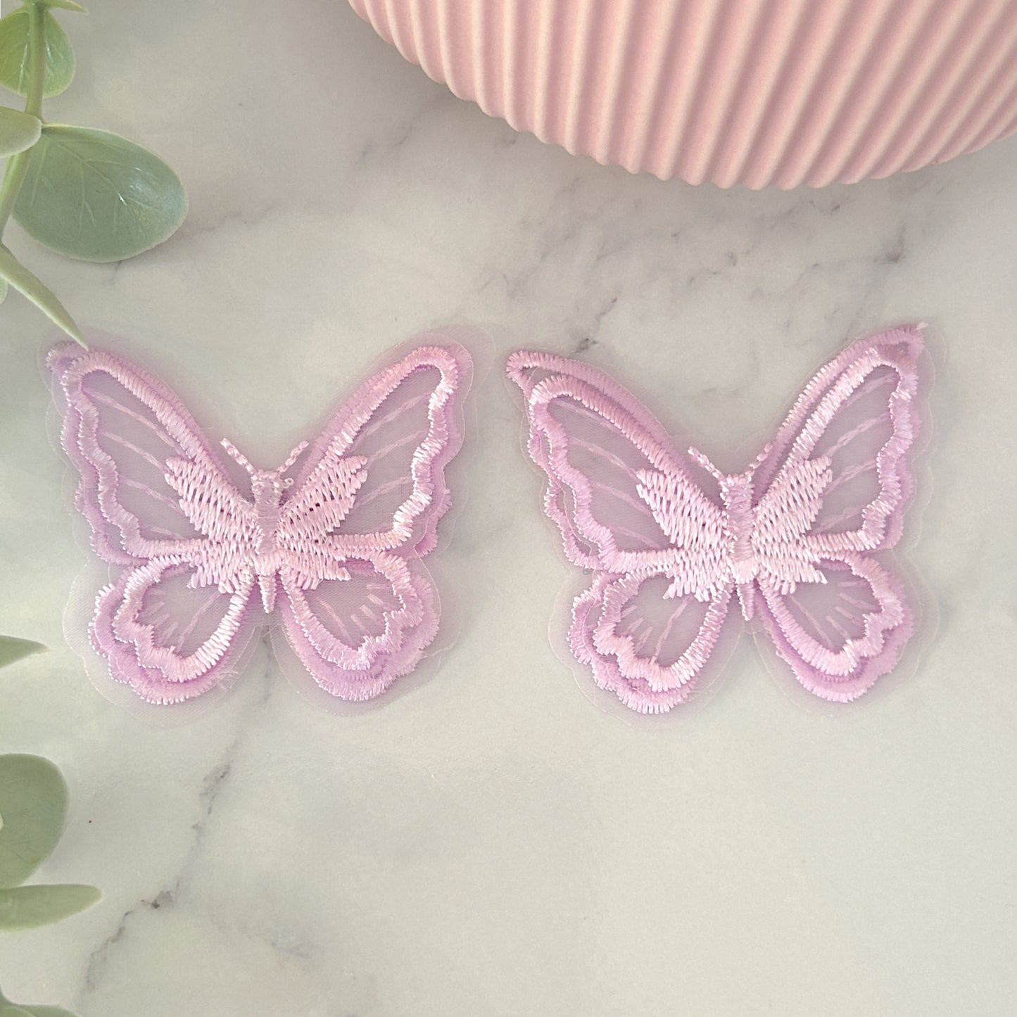 Embroidered Double Butterfly Embellishment Mix Packs