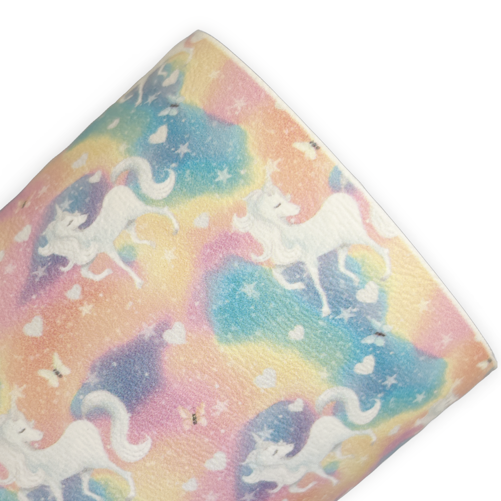 Unicorn Rainbows Printed Faux Leather Sheets