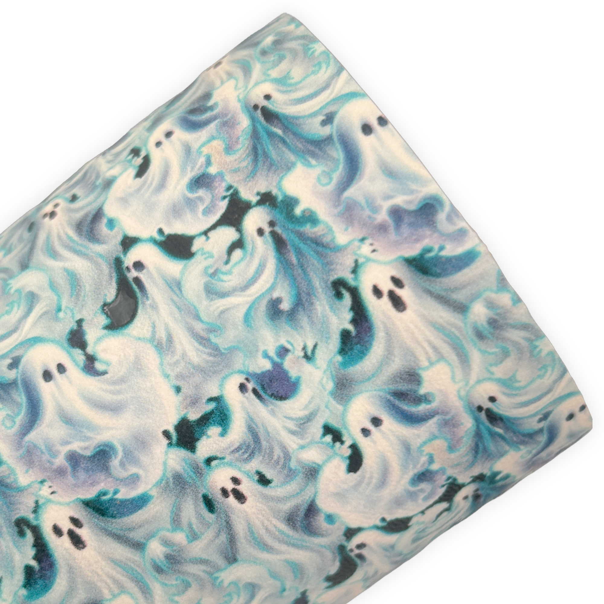 Halloween Ghosts Printed Faux Leather Sheets