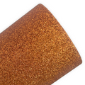Copper Fine Glitter Leather Sheets