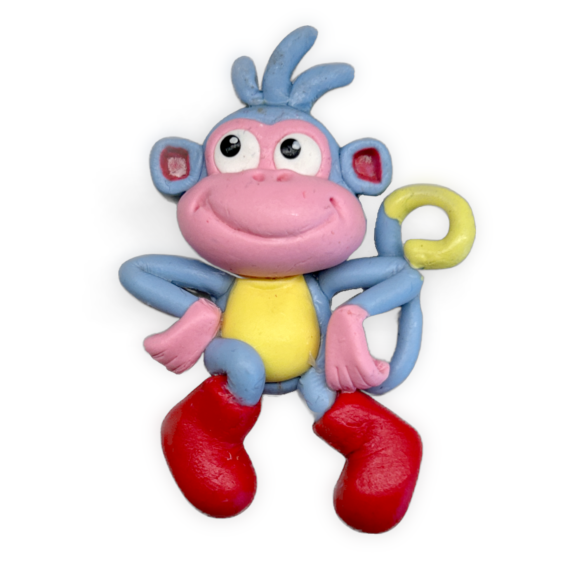 Monkey Explorer Clay Embellishment