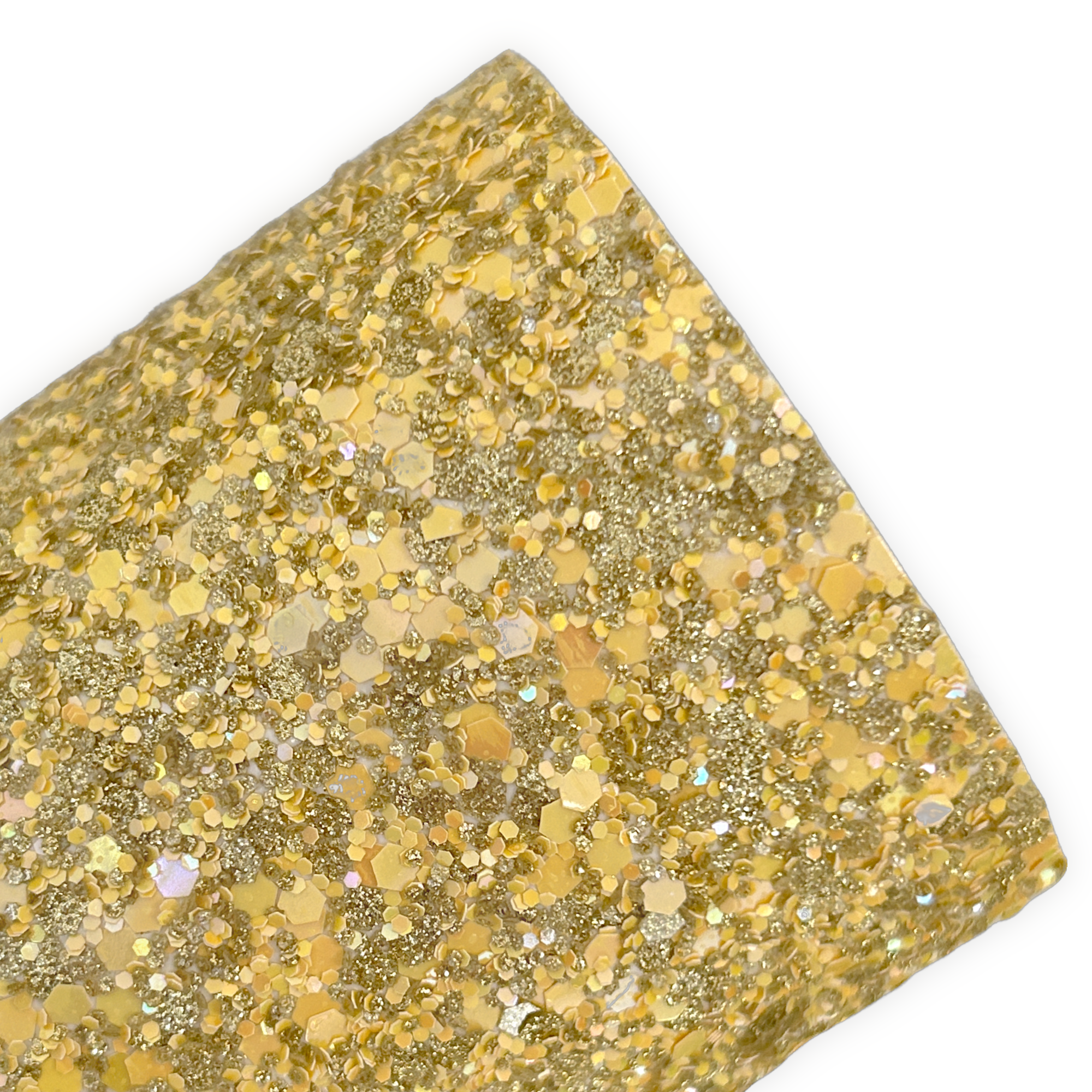 Gold Mixed Chunky Glitter Sheet