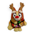 Orange Pup Reindeer Christmas Bear Clay Embellishment