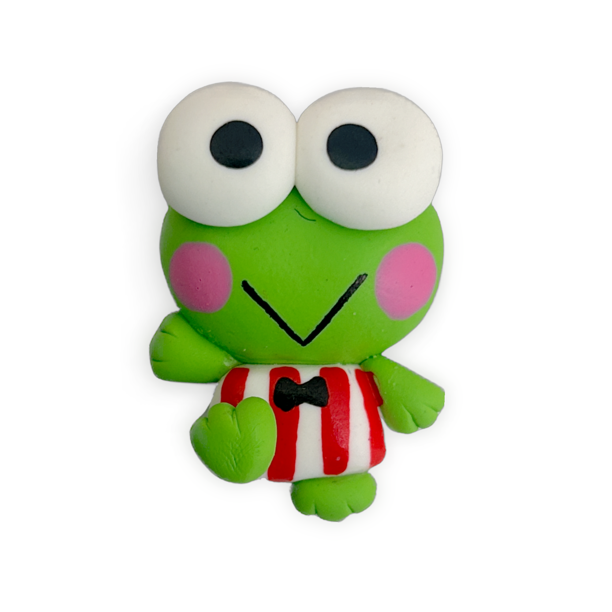 Frog Kitty Friend Clay Embellishment