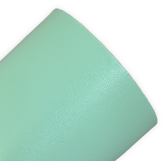 Mint Smooth Faux Leather Sheets