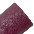 Eggplant Purple Litchi Faux Leather Sheets