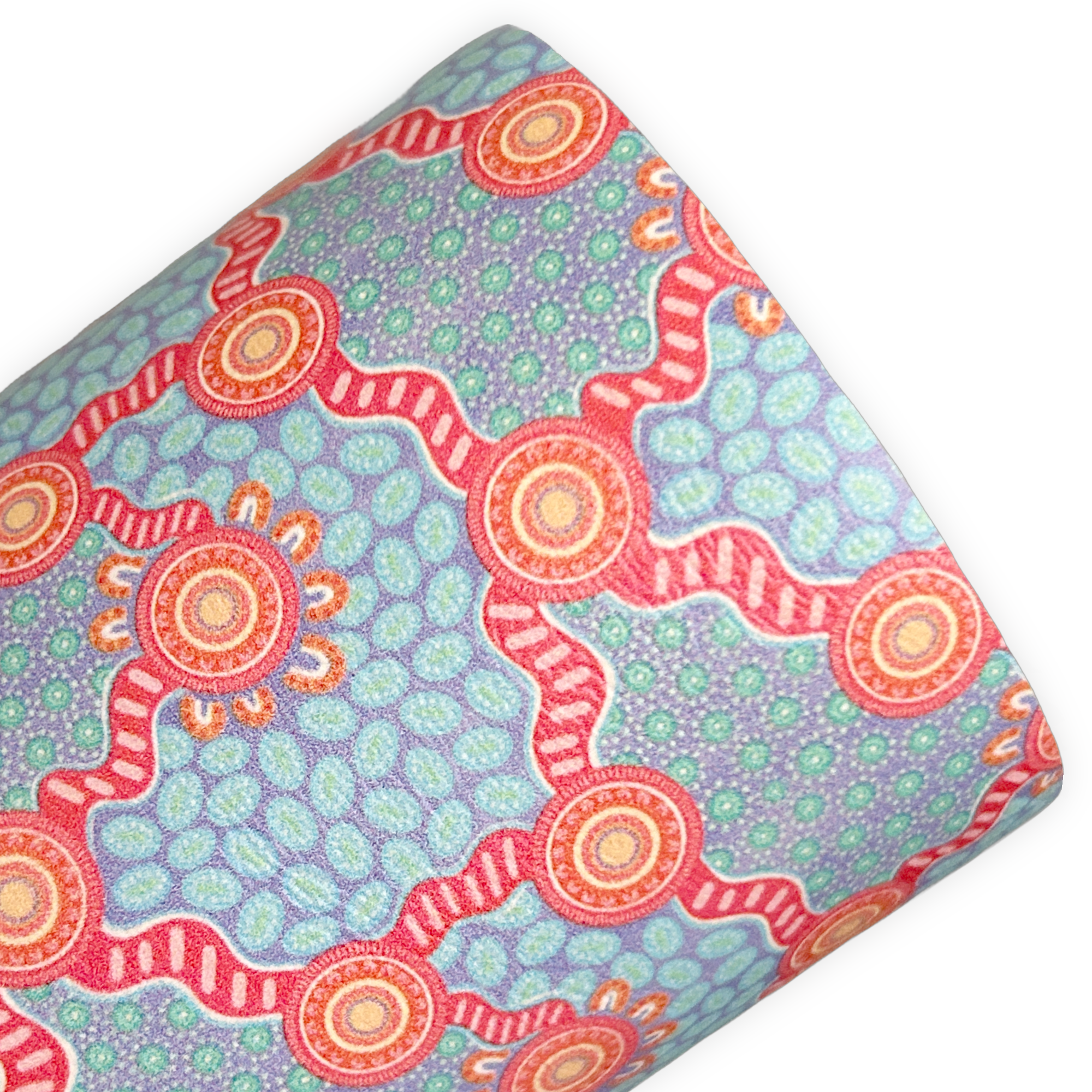 Untitled (EXCLUSIVE) Artwork Indigenous Art Printed Faux Leather Sheets