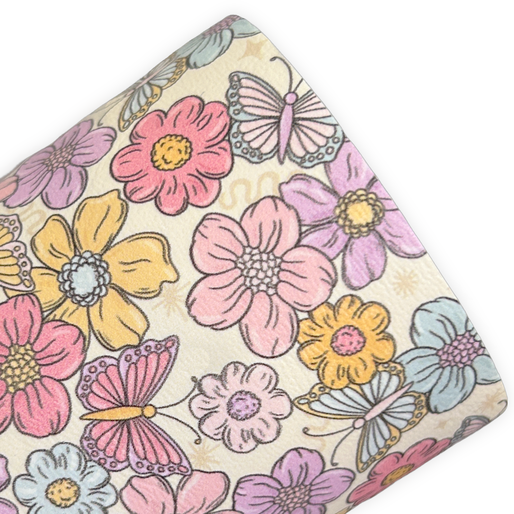 Summer Floral Printed Faux Leather Sheets