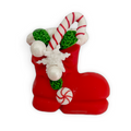 Santa Boot Christmas Clay Embellishment