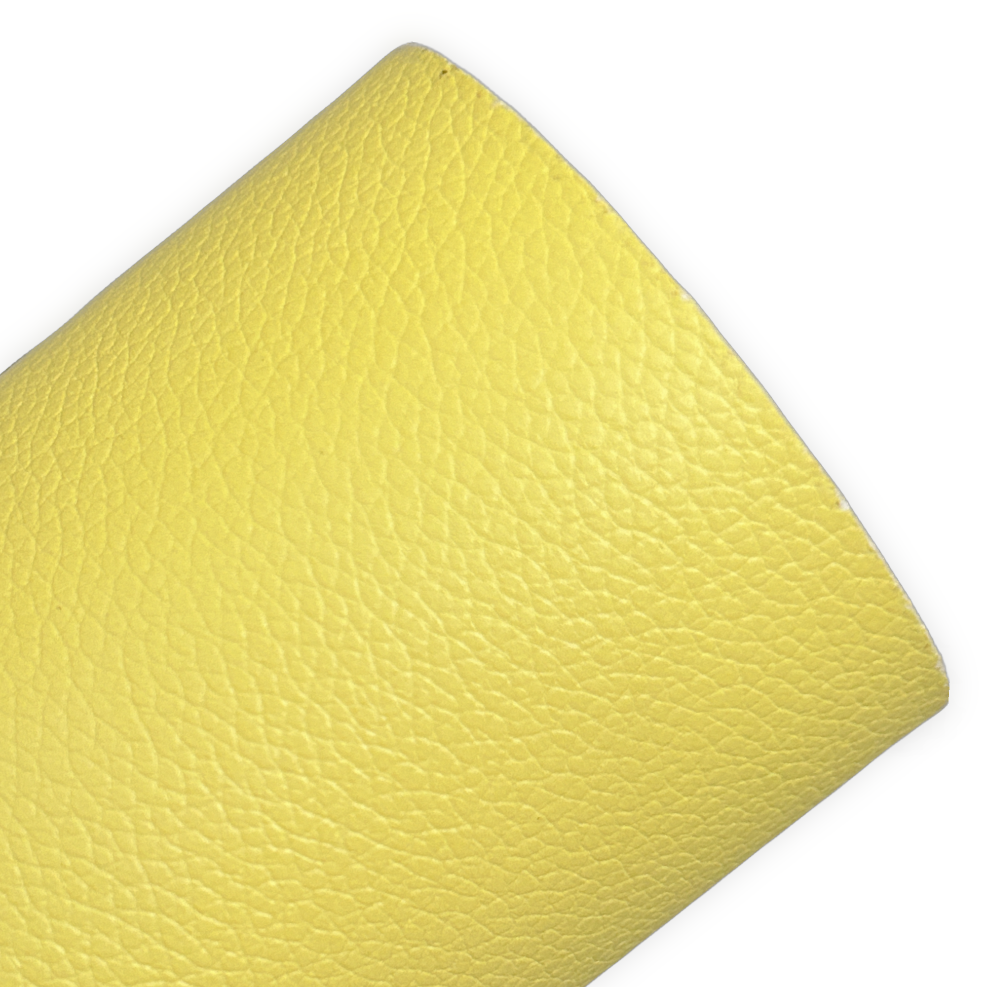 Pastel Yellow Litchi Faux Leather Sheets