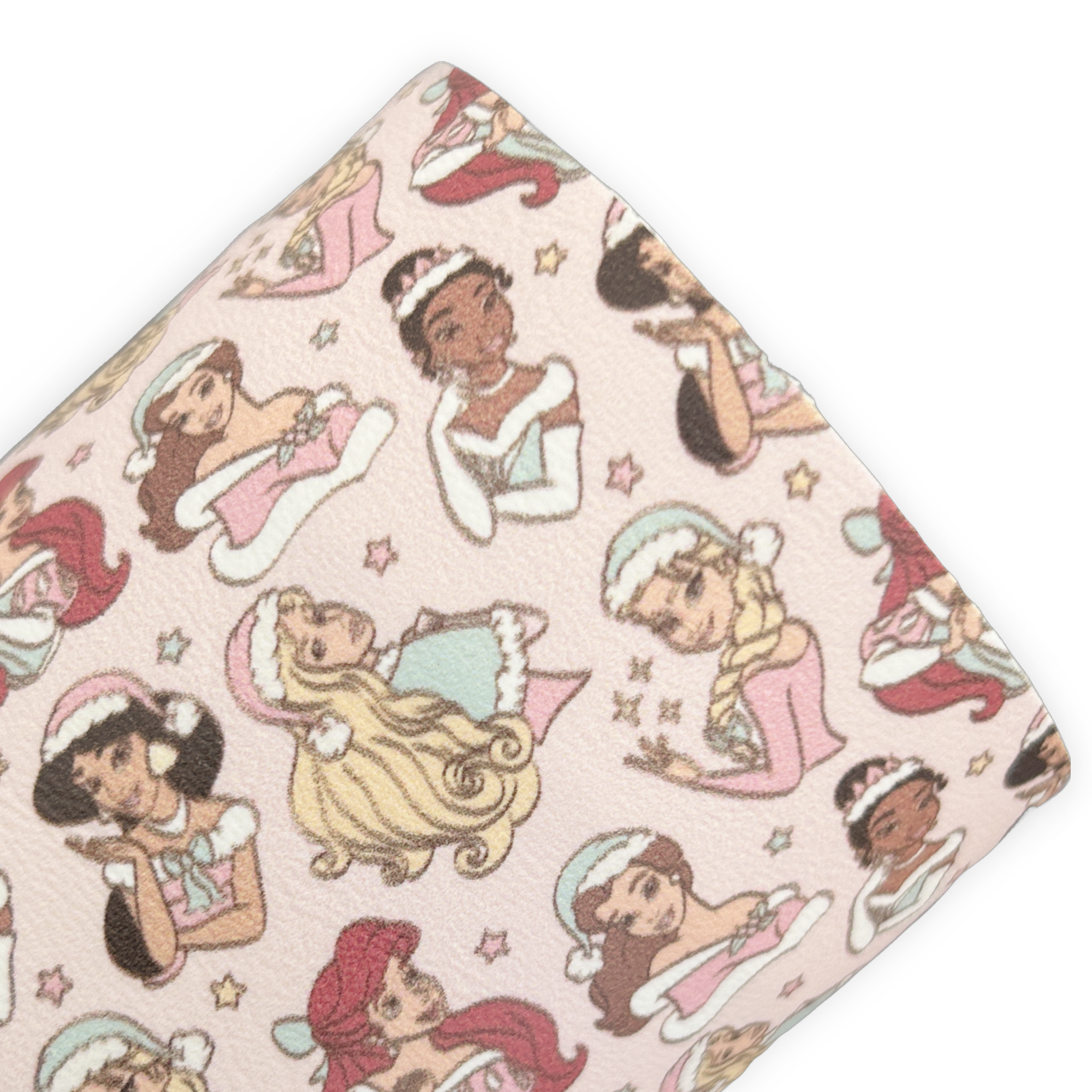 Princess Christmas Printed Faux Leather Sheets