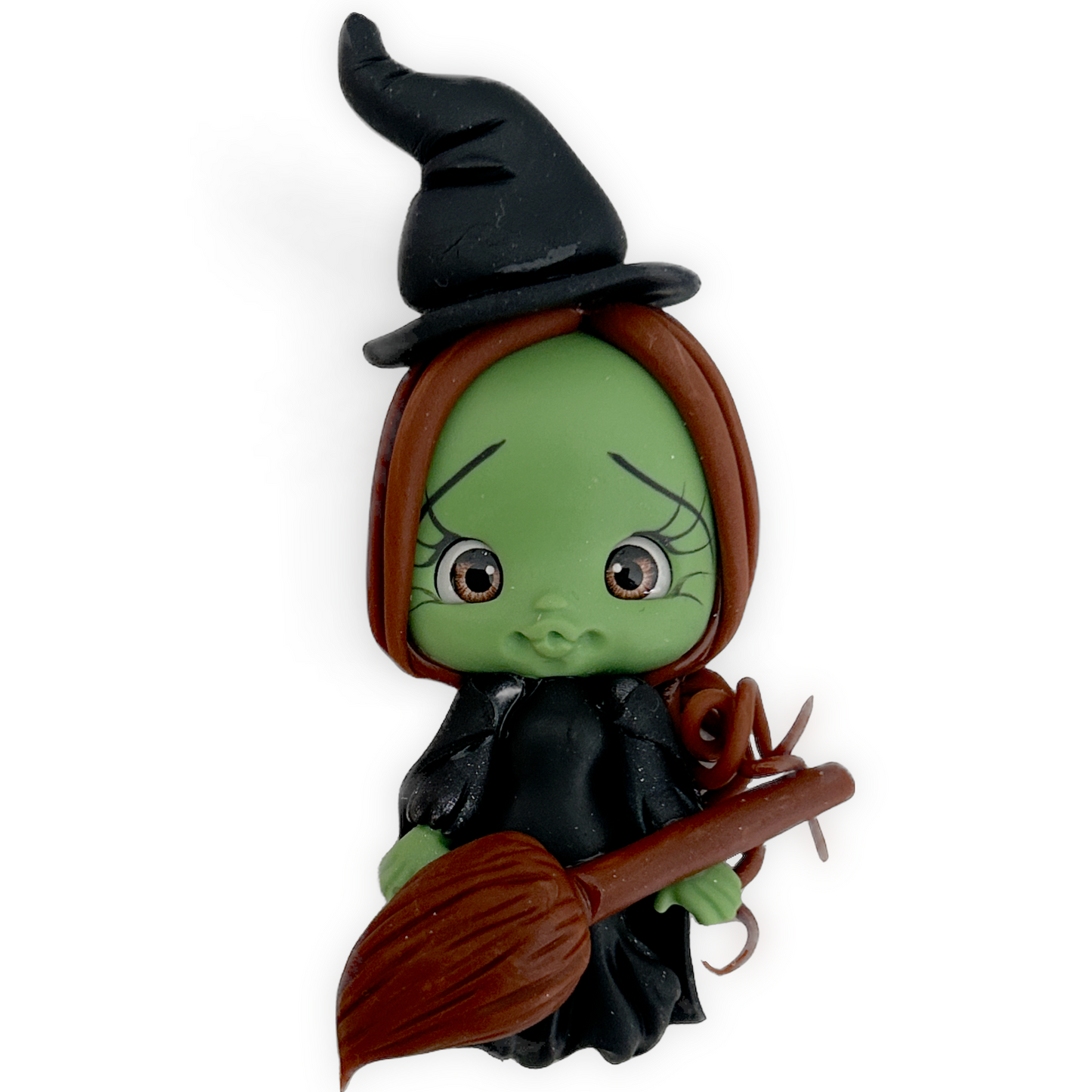 Green Witch Clay Embellishment