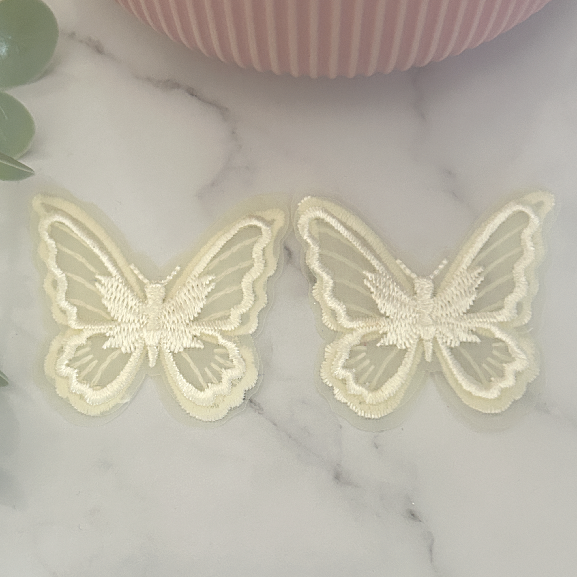 Embroidered Double Butterfly Embellishment Mix Packs