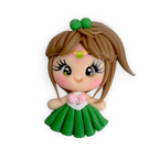 Moon Girls Clay Embellishments