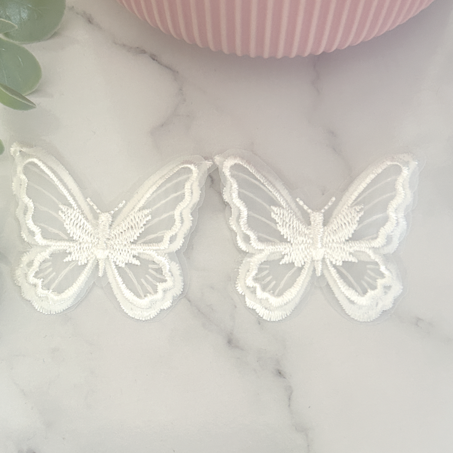 Embroidered Double Butterfly Embellishment Mix Packs