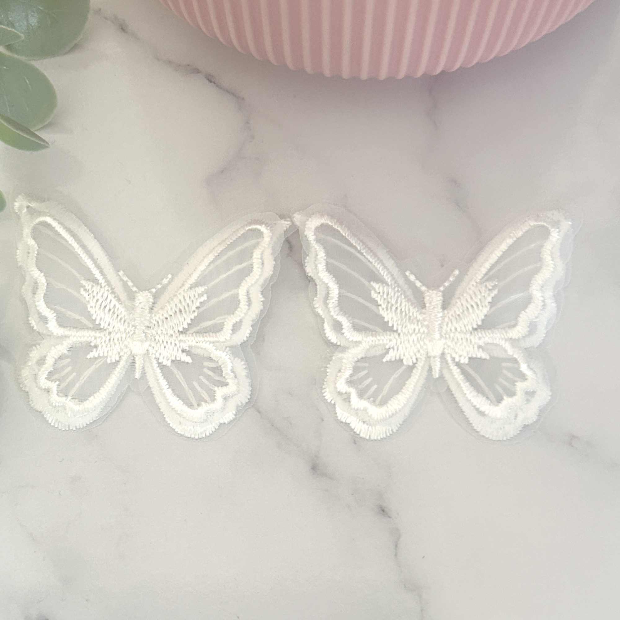 Embroidered Double Butterfly Embellishment Mix Packs