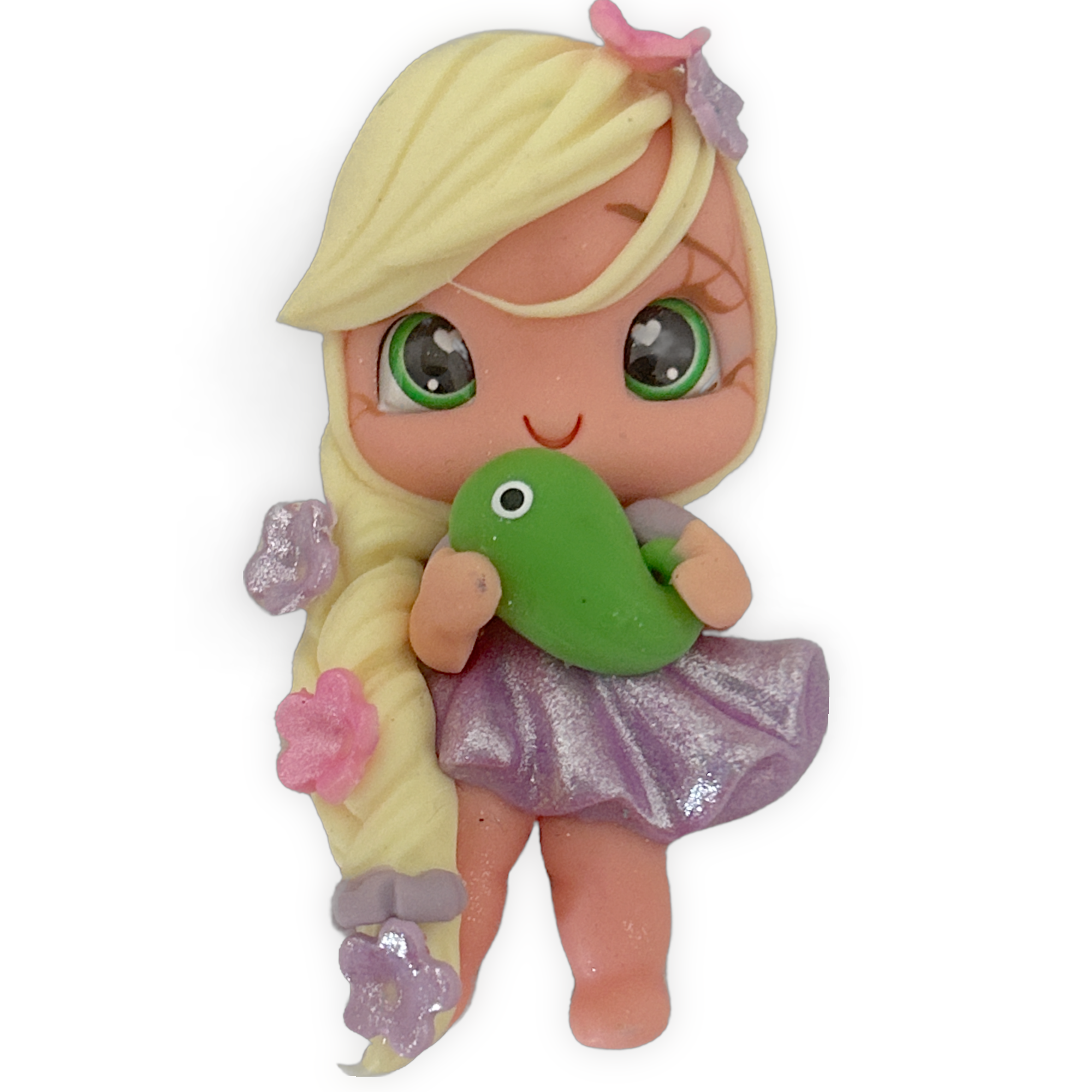 Long Hair Princess Clay Embellishment
