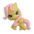 Yellow Pony Clay Embellishment
