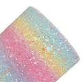 Rainbow Pastel Chunky Glitter Sheets