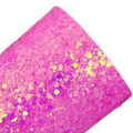 Fuscia Pink Iridescent Chunky Glitter Sheets