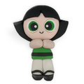 Green Superpower Girls Clay Embellishment