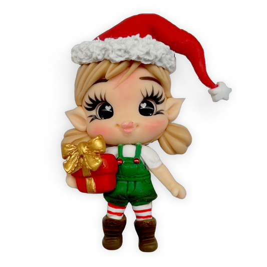 Christmas Elf Clay Embellishment