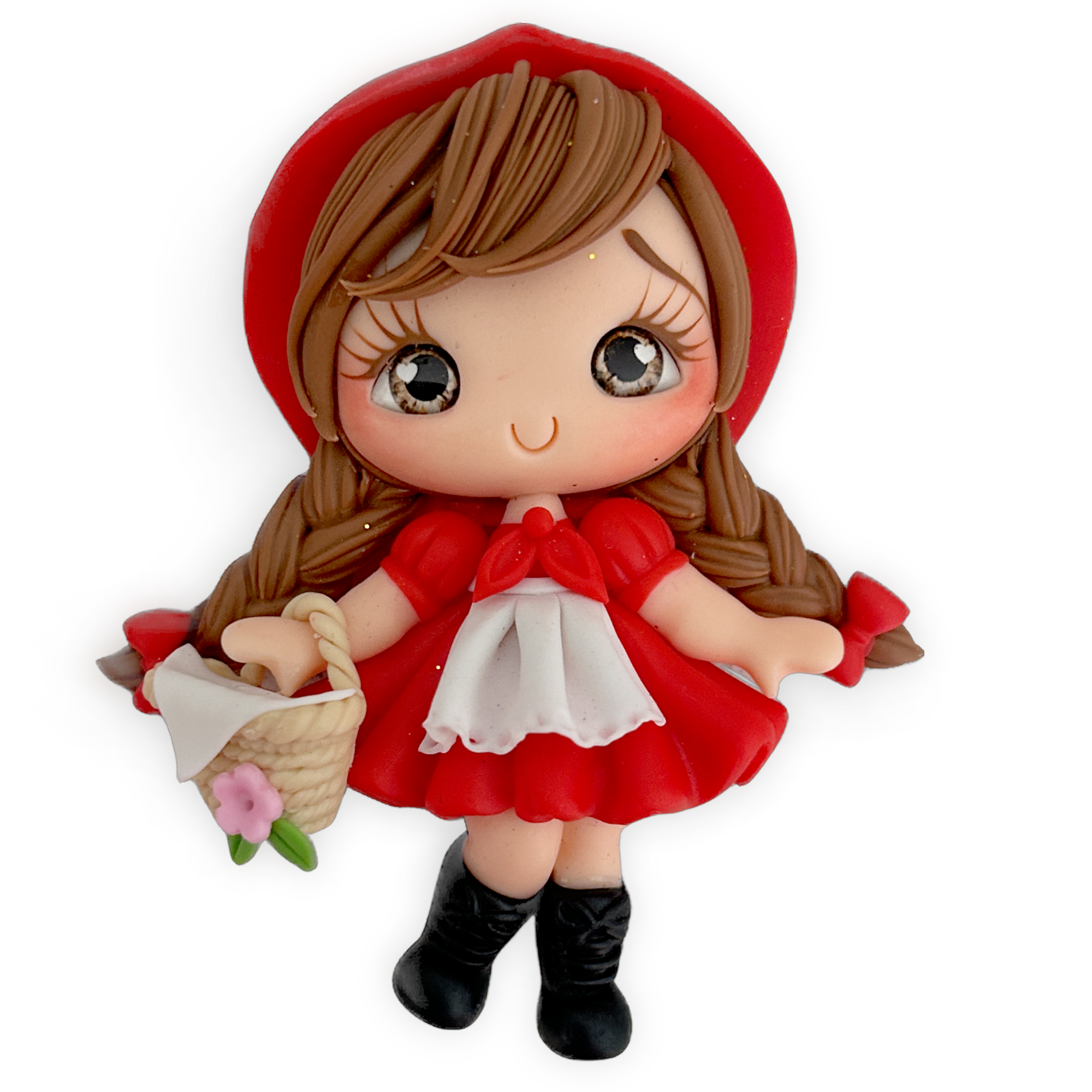 Red Riding Clay Embellishment