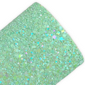 Soft Emerald Pastel Sparkle Chunky Glitter Sheets