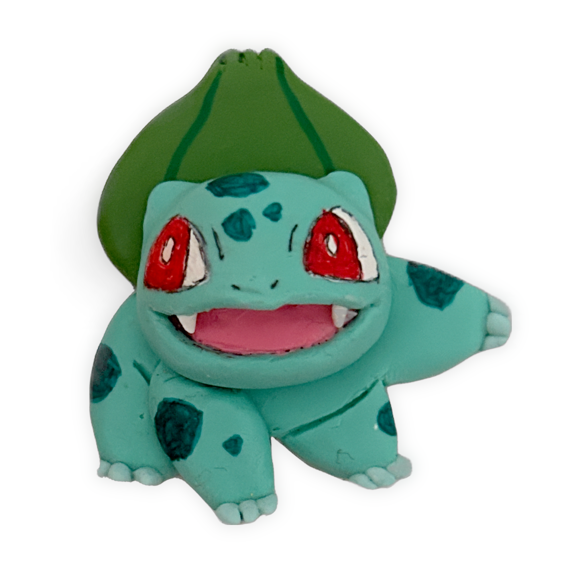 Green Game Monster Clay Embellishment