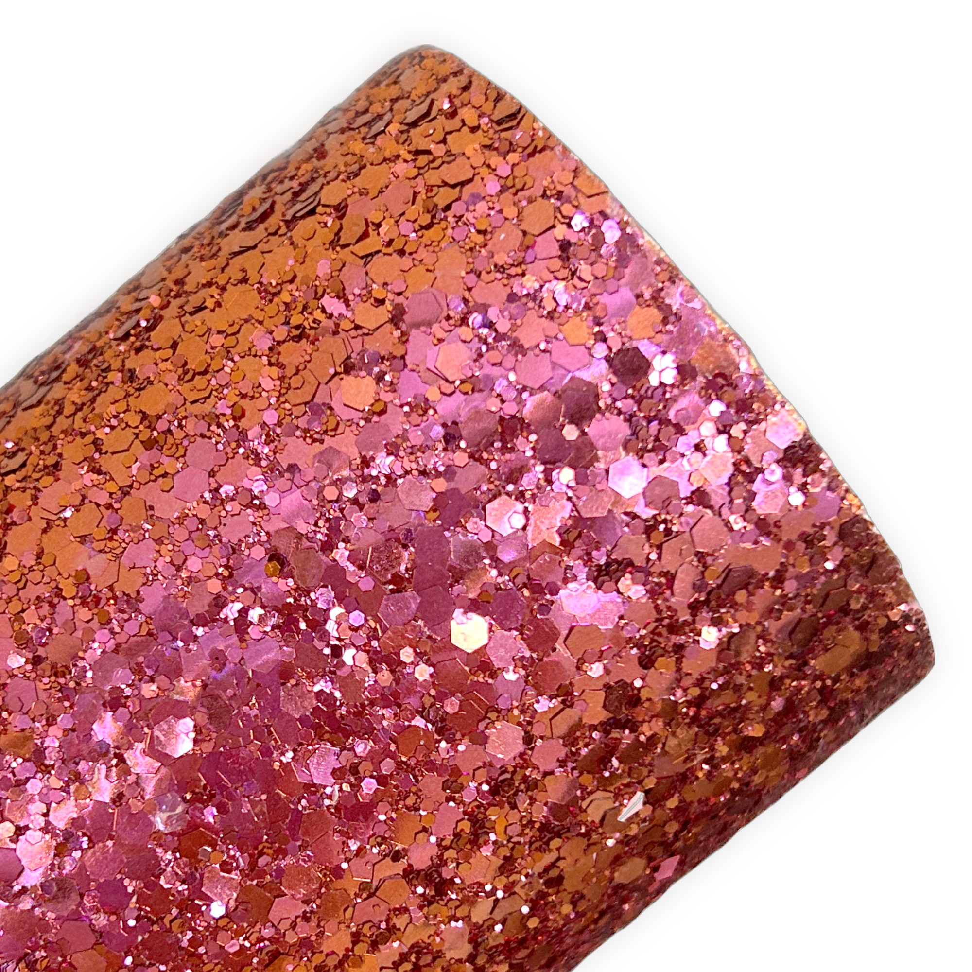 Blush Copper Iridescent Chunky Glitter Sheets