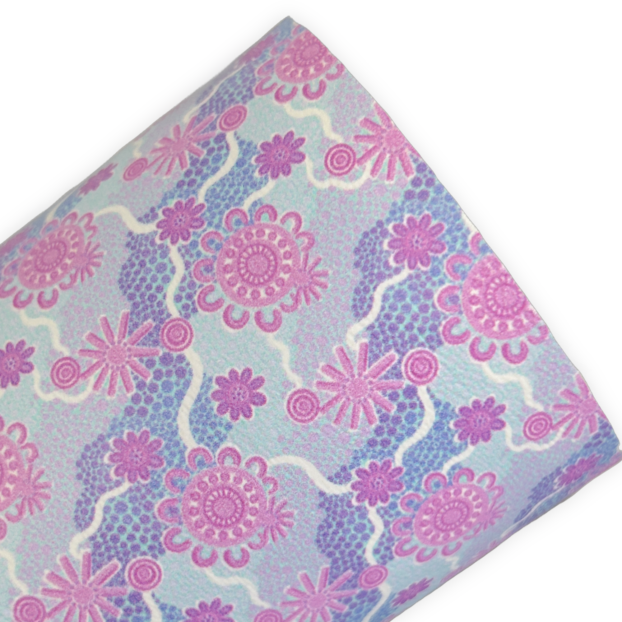 Untitled Artwork Indigenous Art Printed Faux Leather Sheets