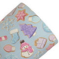 Christmas Cookies Printed Faux Leather Sheets