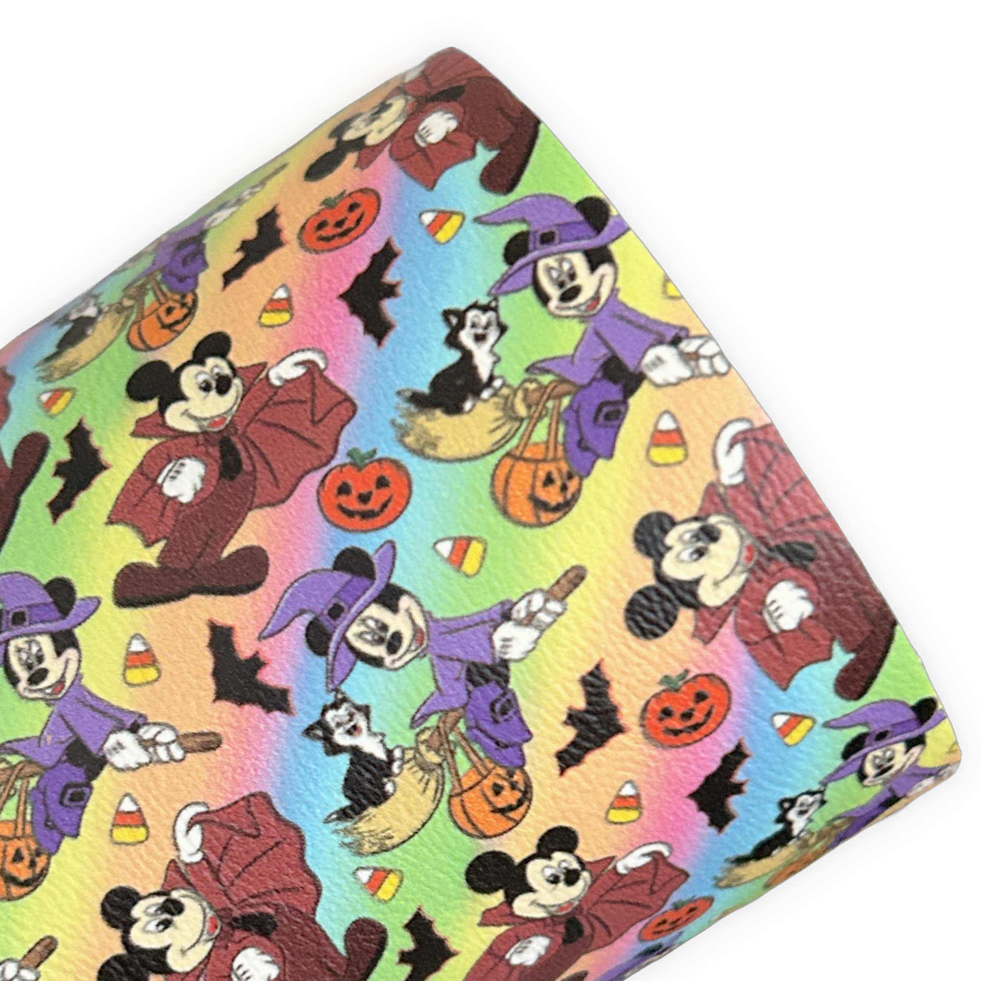 Halloween Mouse Printed Faux Leather Sheets