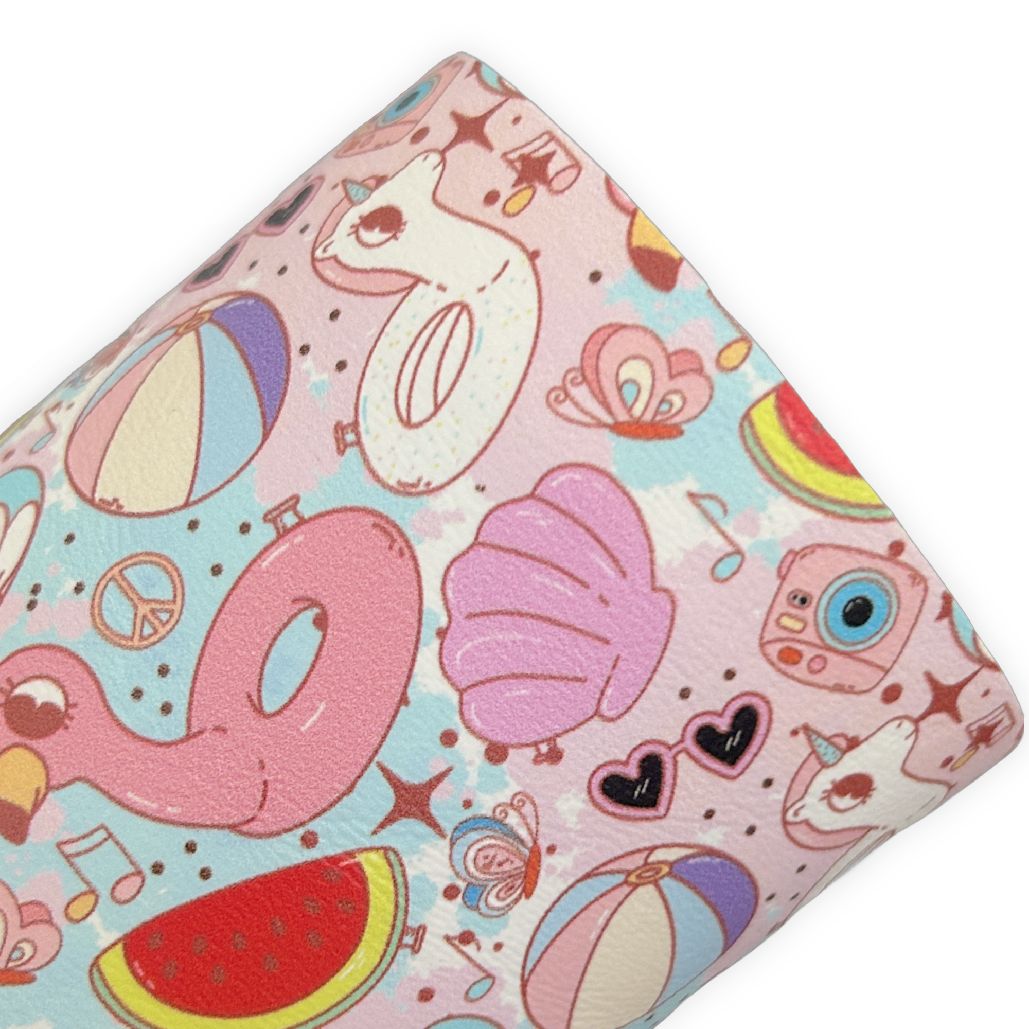 Summer Party Printed Faux Leather Sheets