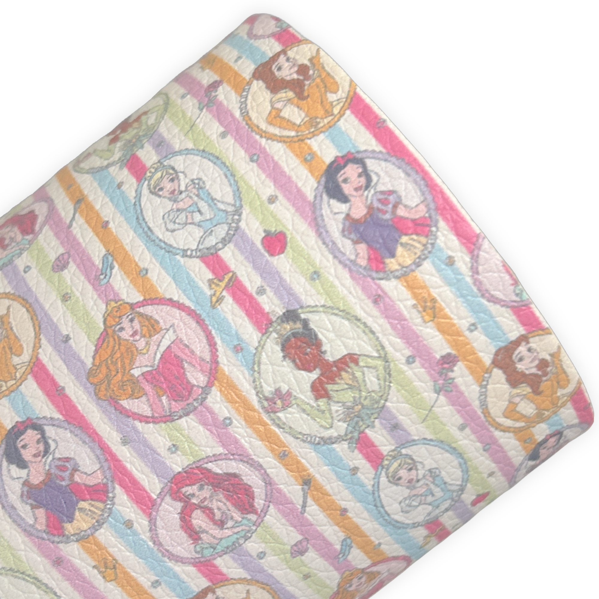 Princess Portrait Printed Litchi Faux Leather Sheets