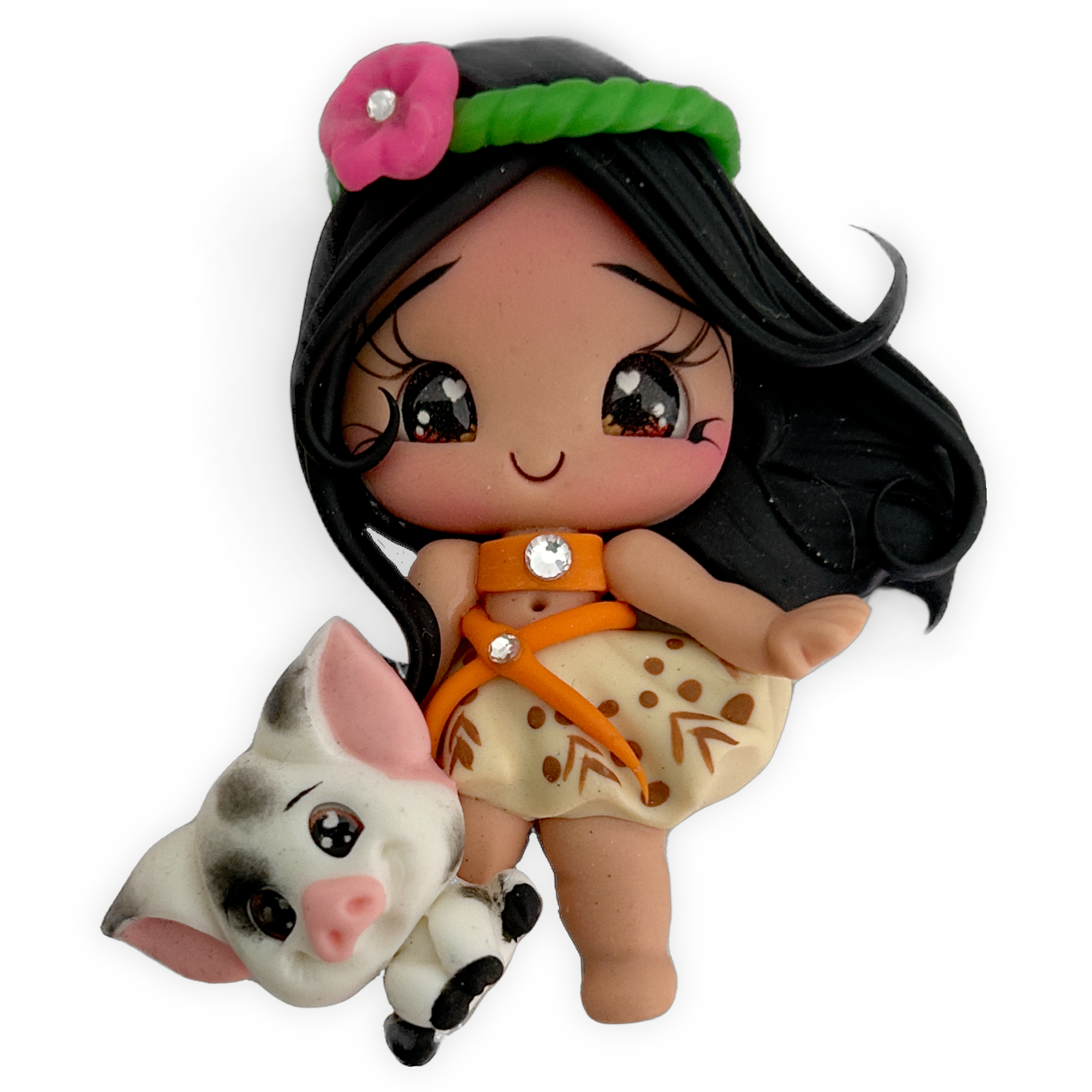 Island Princess Clay Embellishment