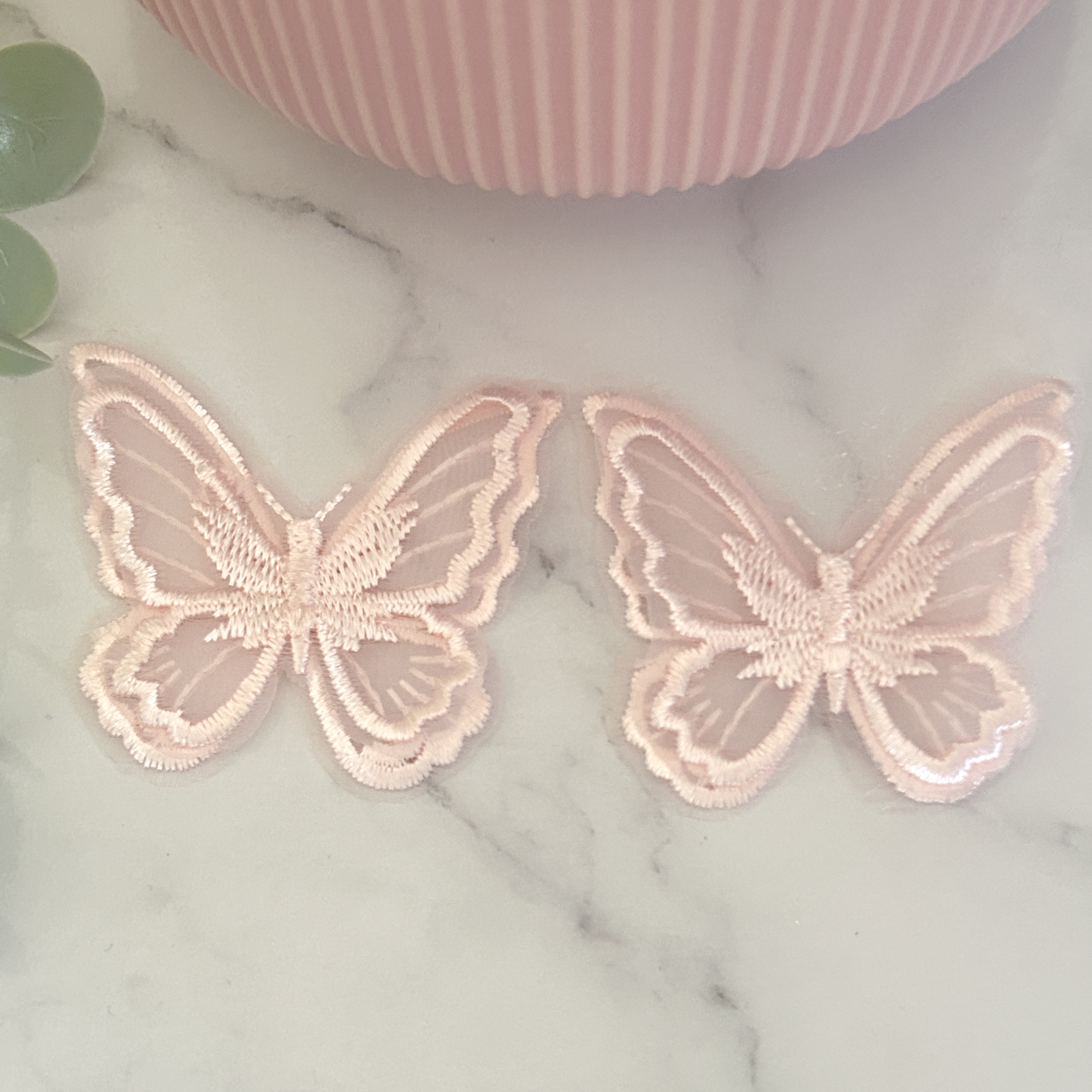 Embroidered Double Butterfly Embellishment Mix Packs