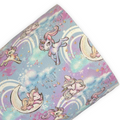 Enchanted Unicorns Printed Faux Leather Sheets