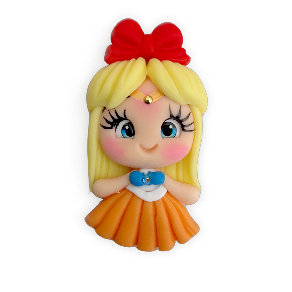 Moon Girls Clay Embellishments