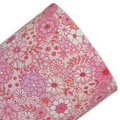 Floral Pinks Litchi Faux Leather Sheets