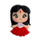 Moon Girls Clay Embellishments