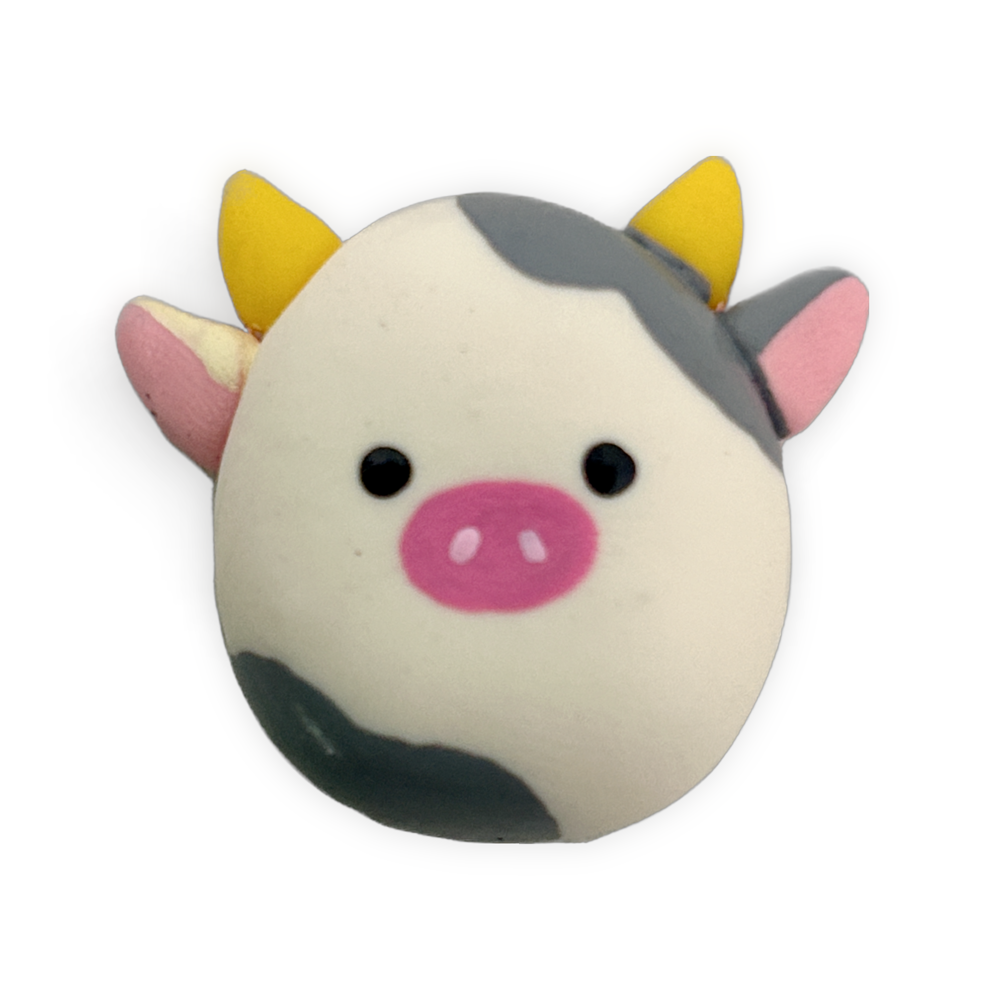 Cow Squish Clay Embellishment