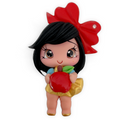 Apple Princess Clay Embellishment