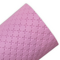 Soft Lilac Embossed Cross Faux Leather Sheets