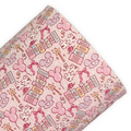 Mouse Magical Printed Litchi Faux Leather Sheets